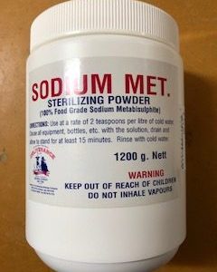 SANITIZER SODIUM MET 1200G