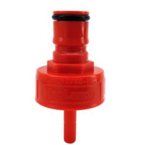 CARB CAP RED PLASTIC
